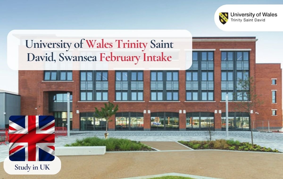 University of Wales Trinity Saint David, Swansea February Intake 2026: Application Deadline, Admission Process, Acceptance Rate for Indian Students